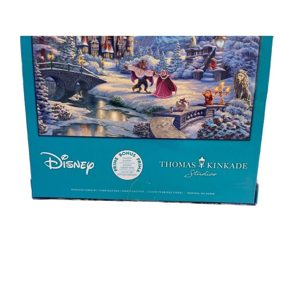 Ceaco 1000 piece-Disney: Beauty & the Beast Winter Enchantment-jigsaw puzzle